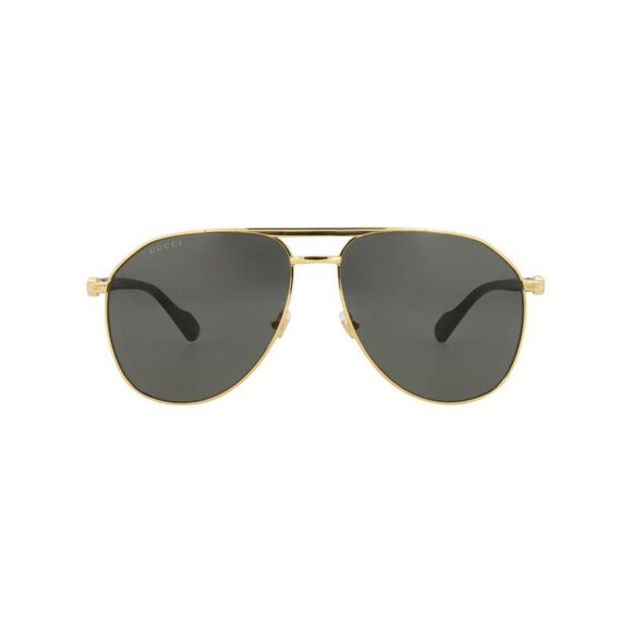 Gucci Other - Gucci Aviator-Frame Metal Sunglasses Gold Mens